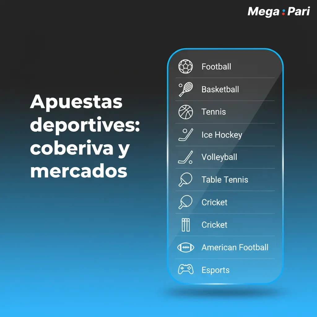 Cobertura pre‑partido y en vivo con cuotas competitivas y mercados en fútbol, vóley, tenis, básquet y MMA.