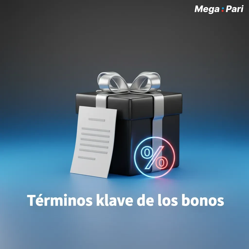 Infografía de términos clave de bonos: 18+, 1 bono por cuenta, 35x slots, 5x deportes, límites, aportes y vencimientos.