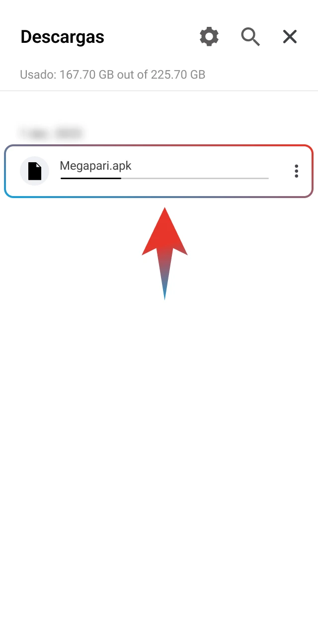 Ejecuta el archivo descargado y selecciona instalar para completar el acceso a Megapari en tu dispositivo Android.
