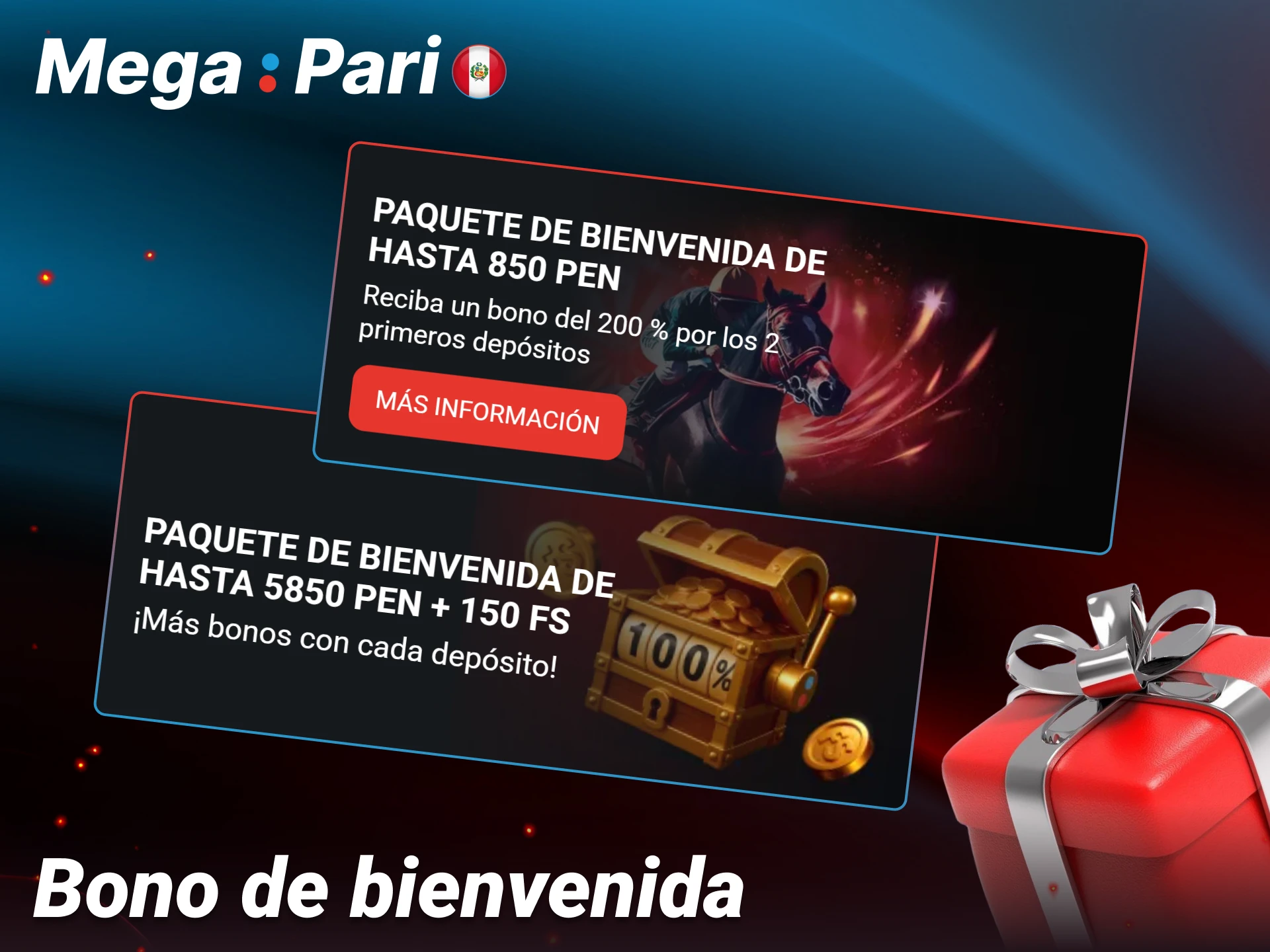 Reclama tu bono en la aplicación de Megapari y empieza a ganar.