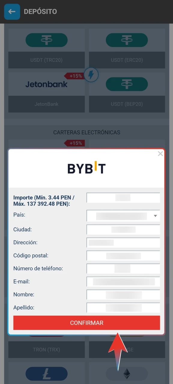 Finaliza la transacción y verifica cómo tu saldo se actualiza de inmediato para jugar en Megapari.