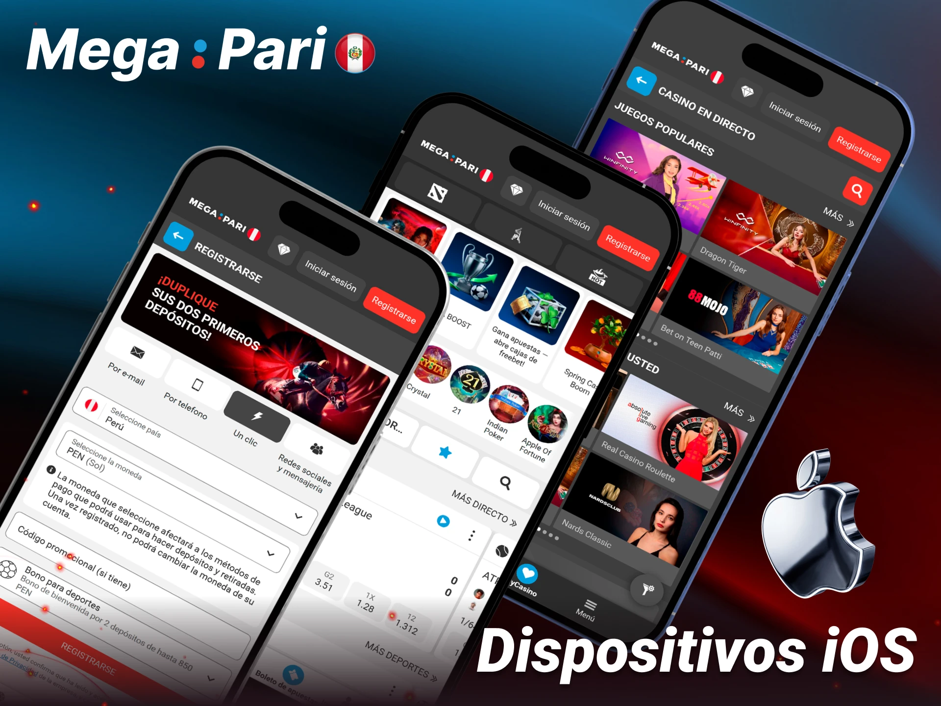 Verifica la compatibilidad de tu iPhone y descarga Megapari ahora mismo.