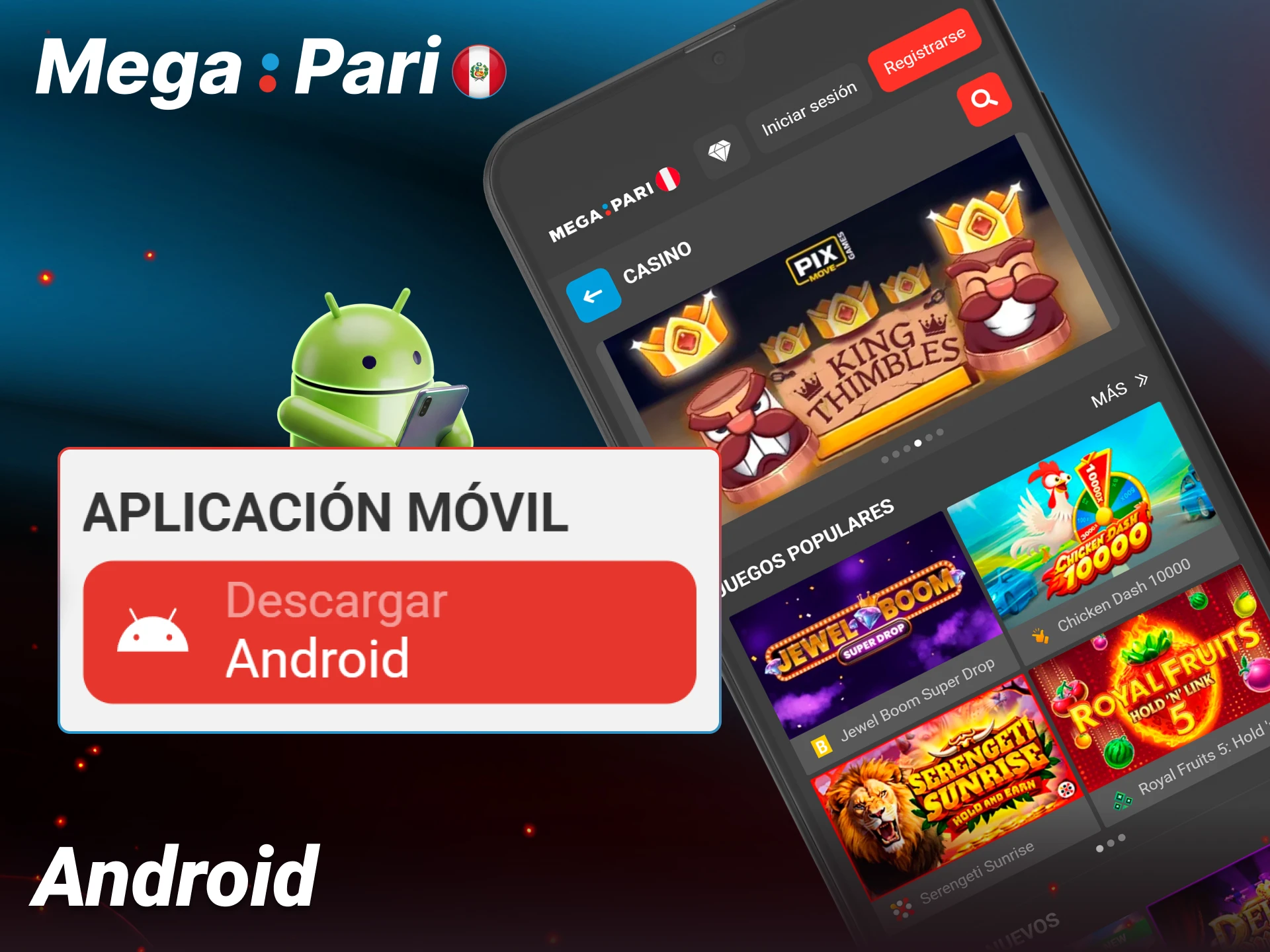 Descarga la aplicación de Megapari para Android de forma segura ahora.