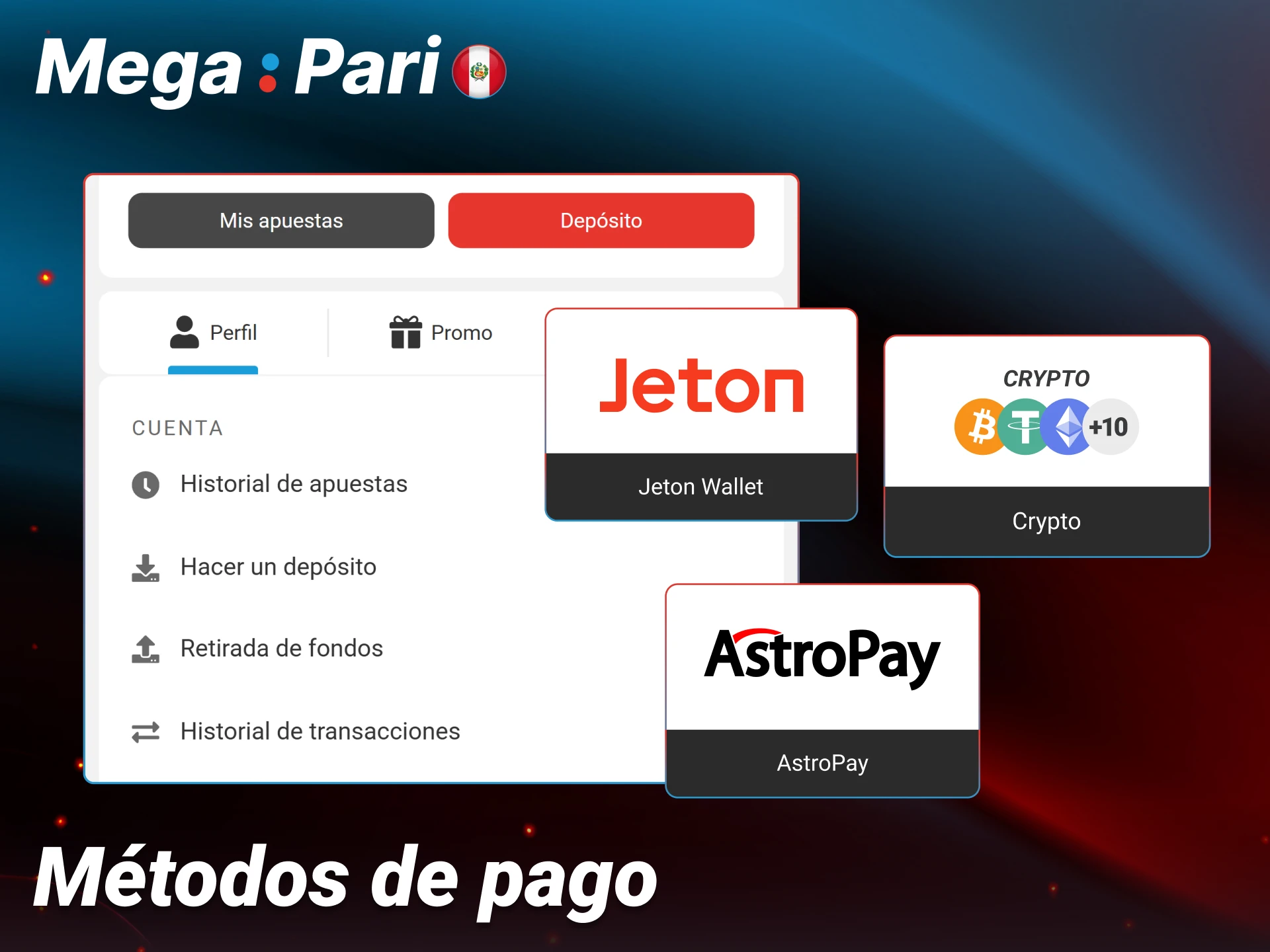 Conoce los métodos de pago locales disponibles para ti en Megapari.