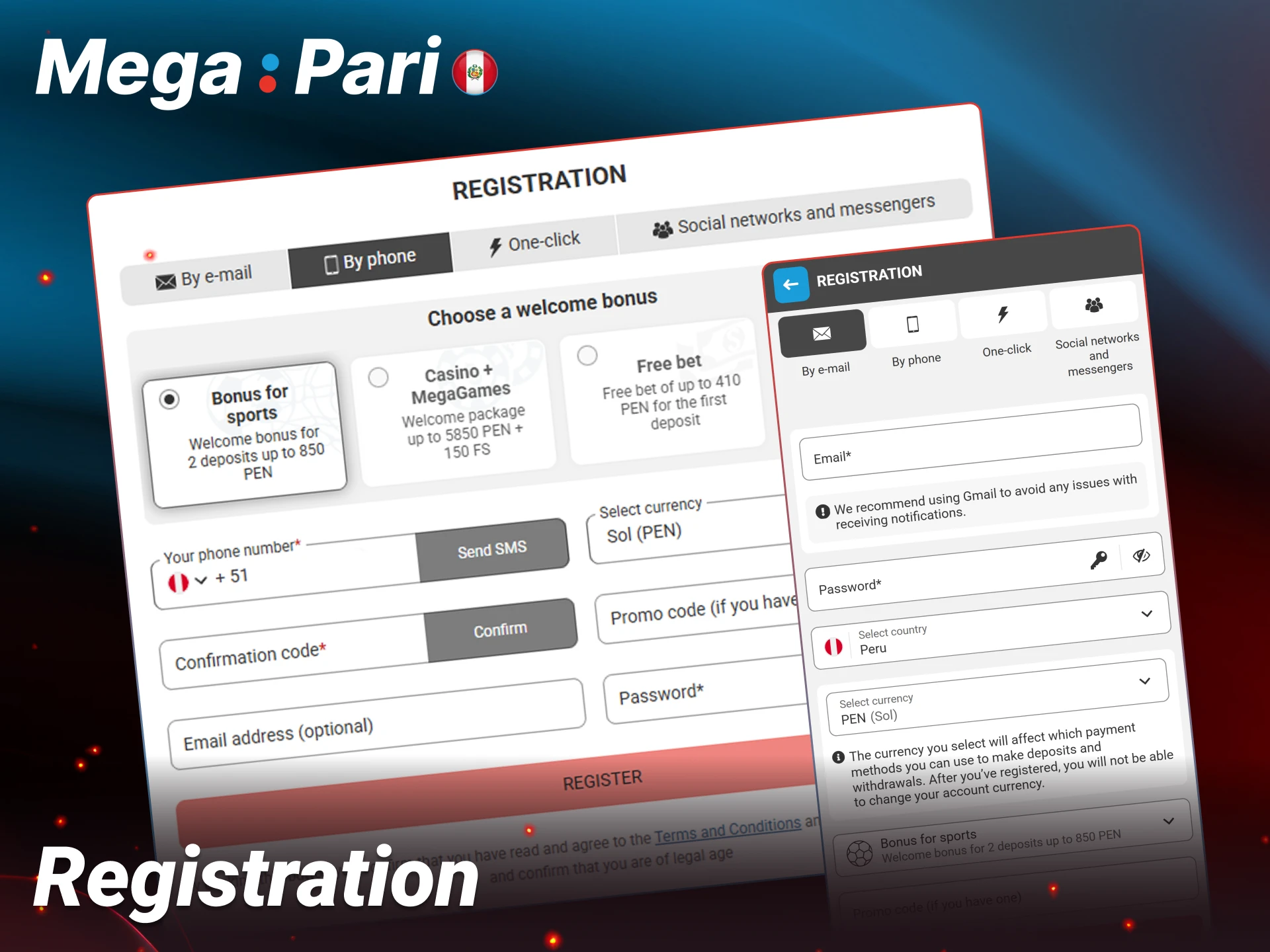 Create your new Megapari account in just a few minutes.