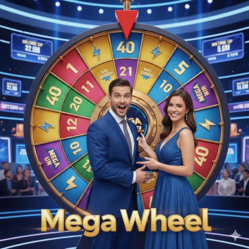 Gira la gran rueda para obtener premios instantáneos con Megapari.