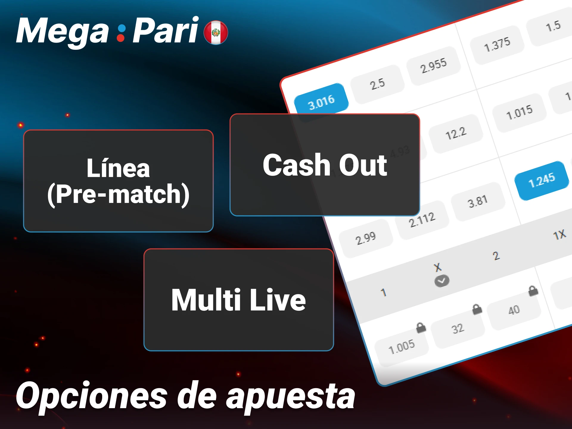 Explora los mercados más buscados en Megapari y selecciona tus pronósticos favoritos ahora mismo.