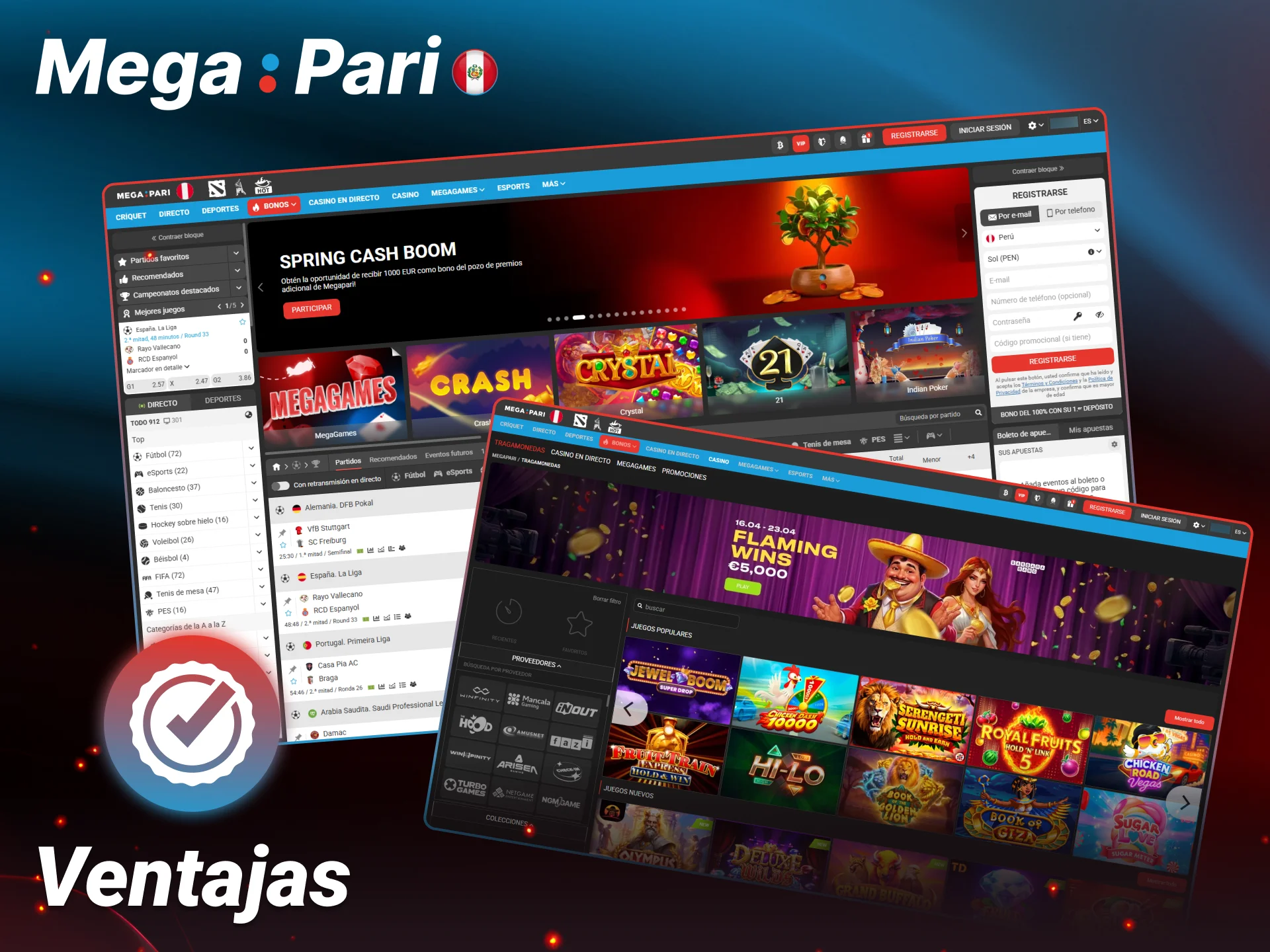 Descubre por qué Megapari supera a la competencia y comienza a apostar con ventaja.