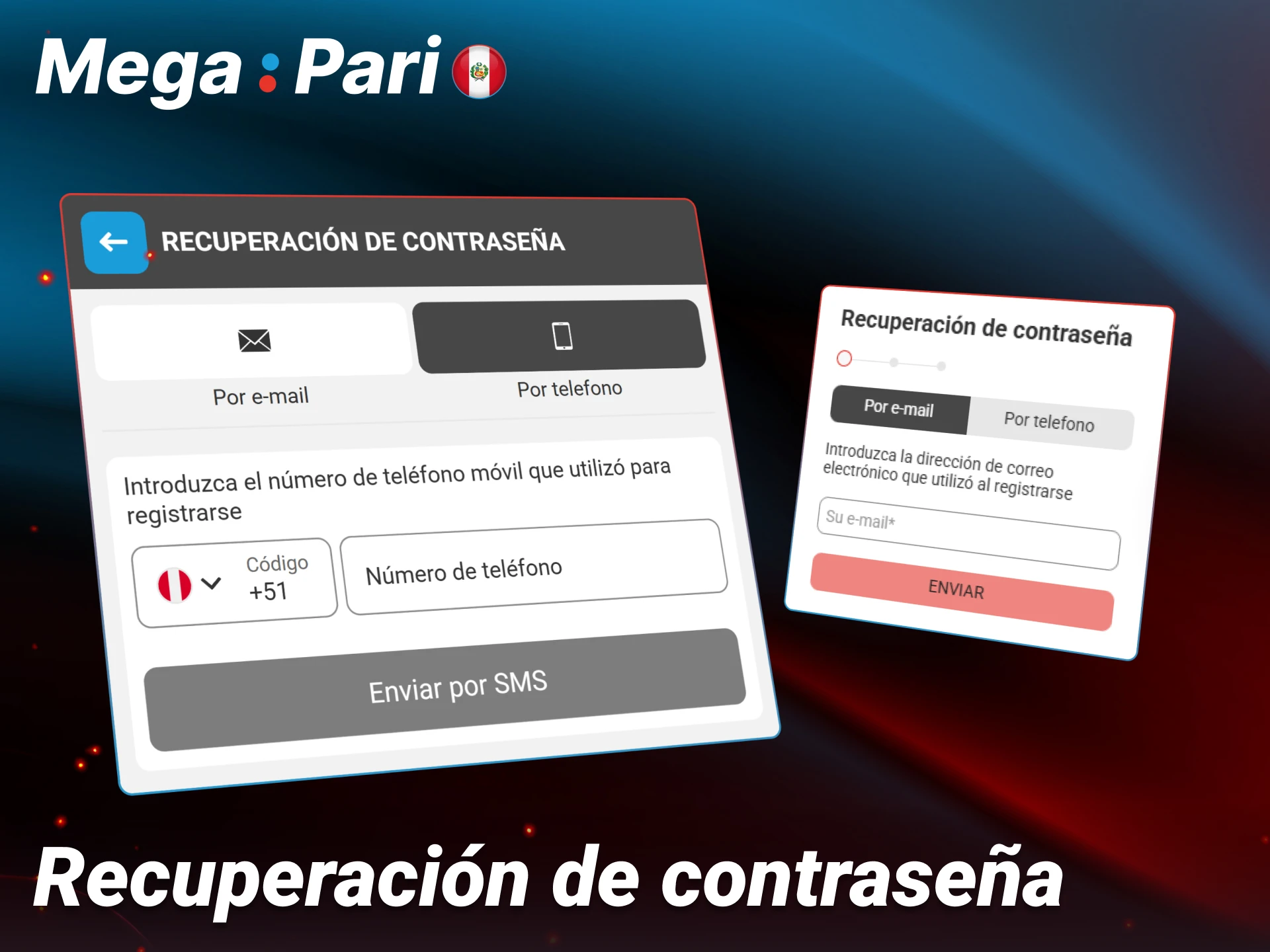 Sigue los pasos para recuperar el acceso a tu cuenta de Megapari.