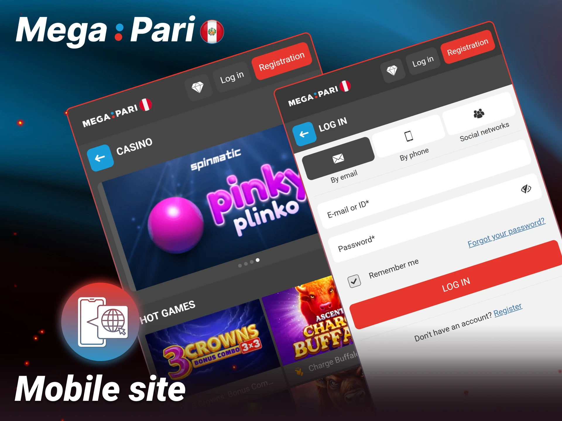 Visit the Megapari mobile site for a smooth and fast experience.