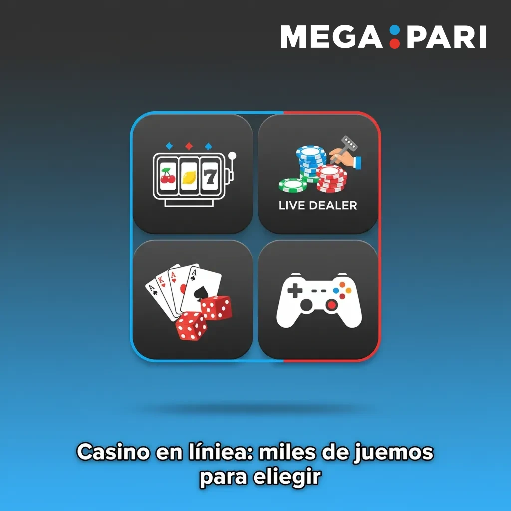 Disfruta de miles de tragamonedas y juegos de casino Megapari.
