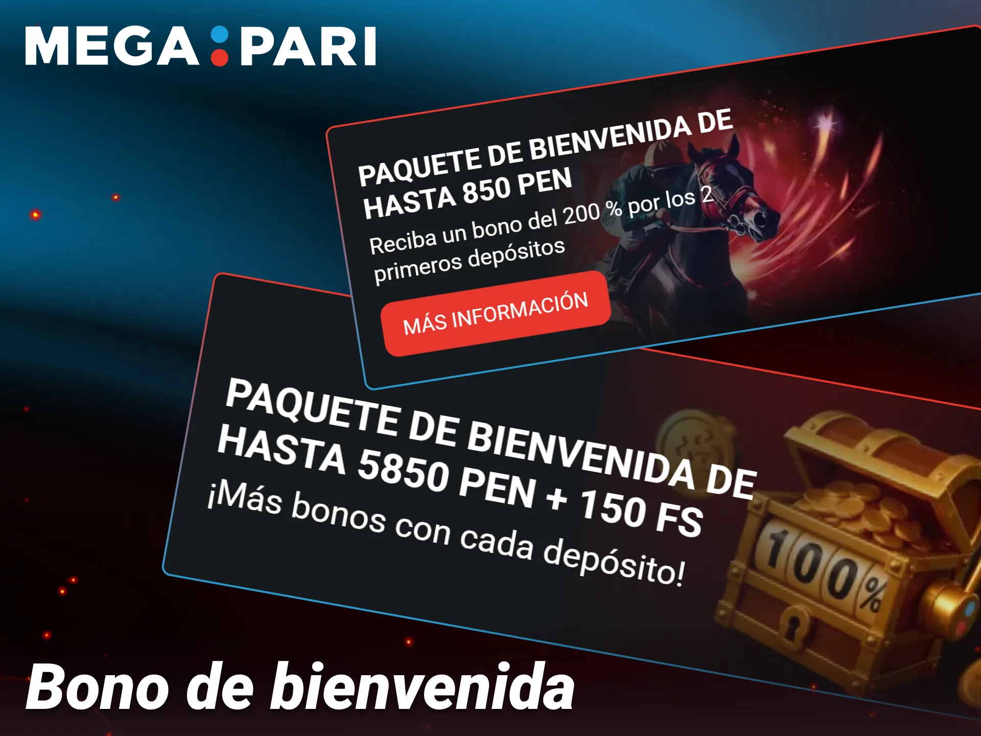 Reclama tu bonificación de bienvenida al instalar la aplicación de Megapari.