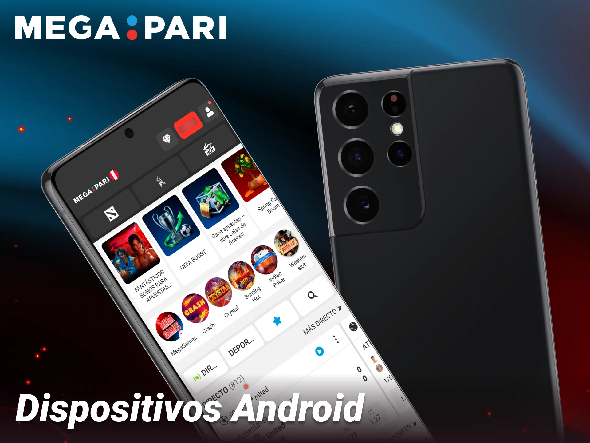 Revisa la lista de smartphones compatibles con la aplicación de Megapari.