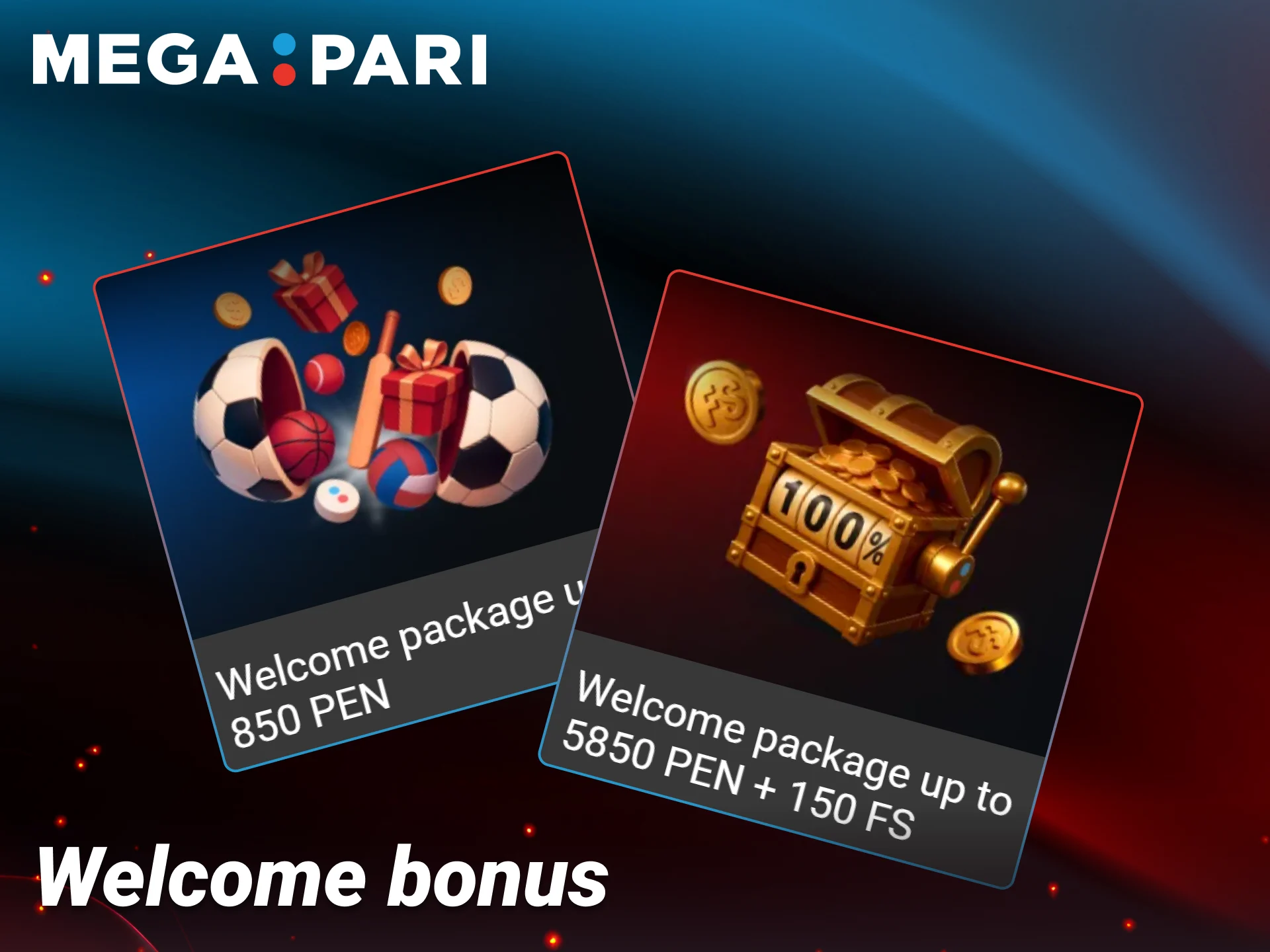 Claim your exclusive welcome reward after installing the mobile Megapari app.