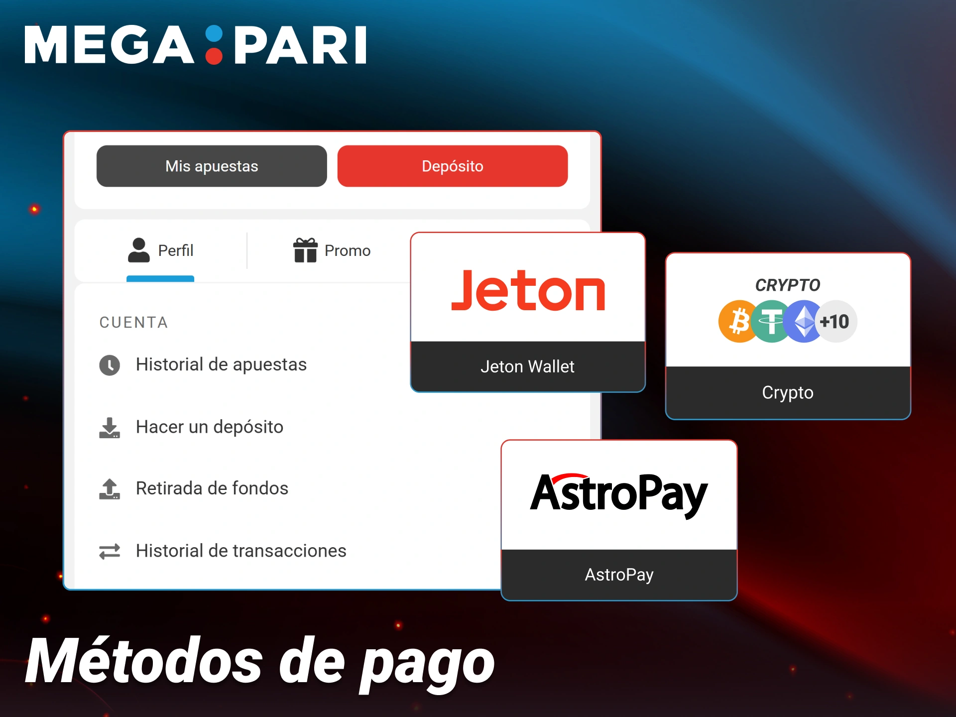 Deposita soles con los métodos de pago más confiables en Megapari.