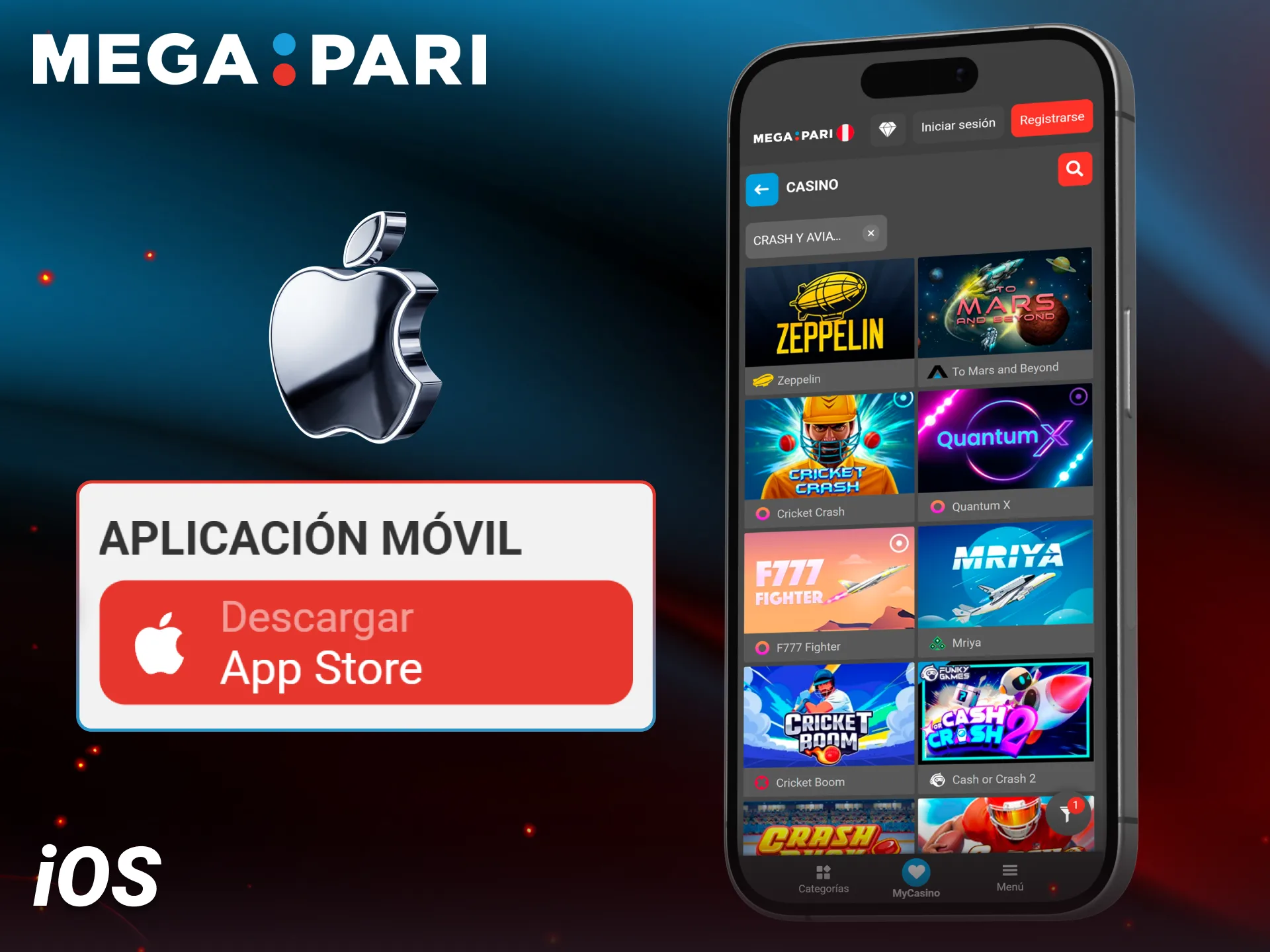Crea un acceso directo en tu iPhone para entrar a Megapari.