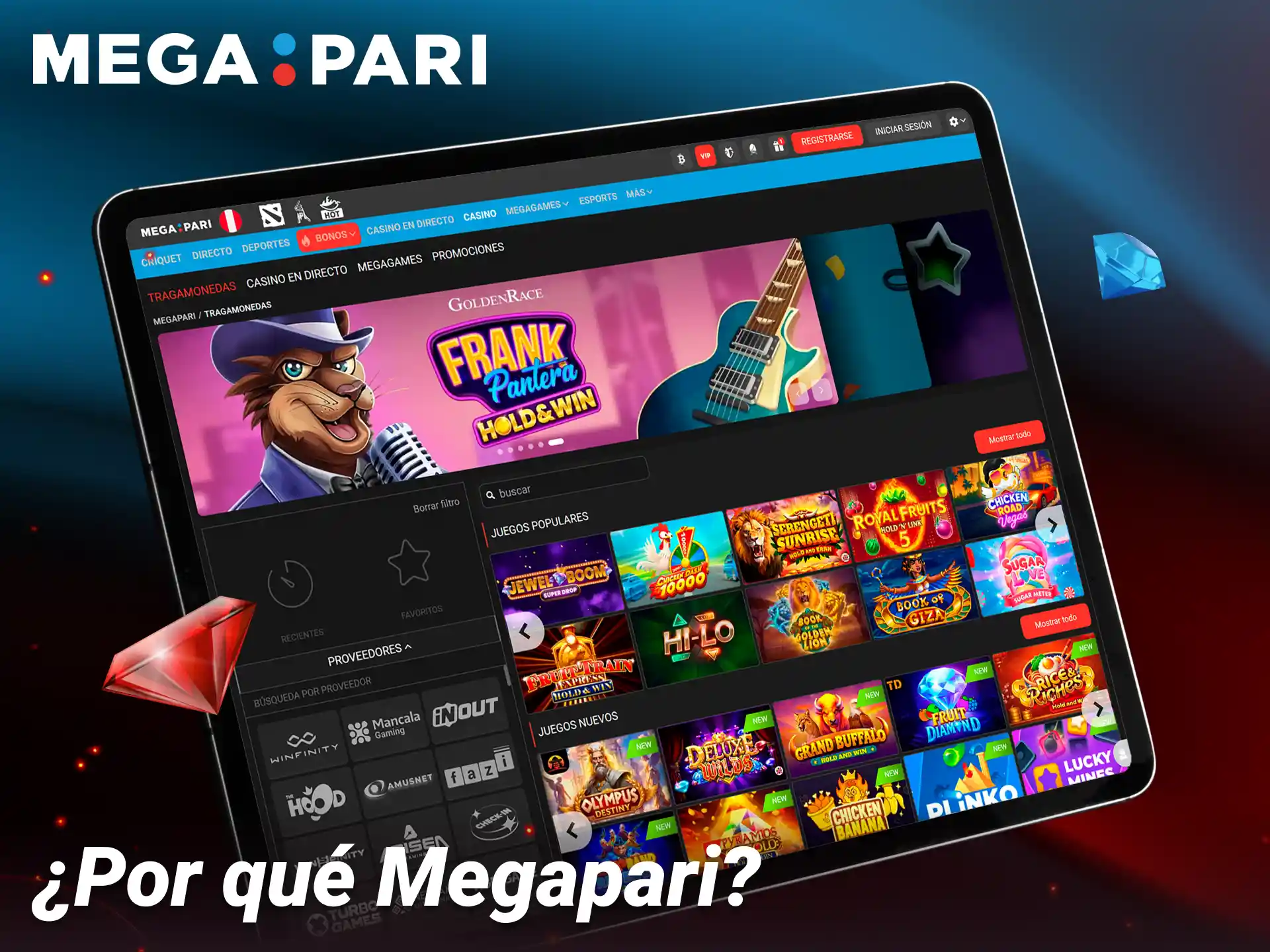 Descubre las razones para elegir las mejores opciones de casino Megapari.