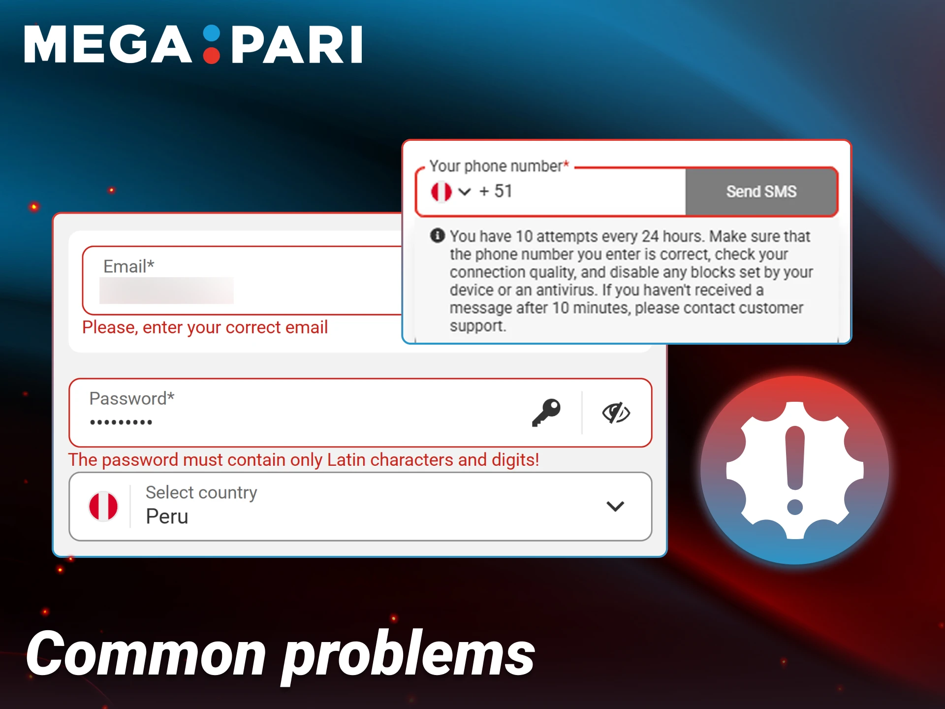 Troubleshoot sign-up issues quickly using our official Megapari guide.